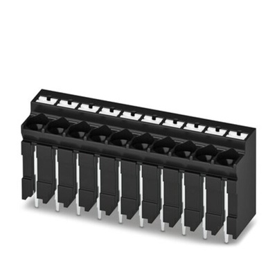 Phoenix Contact 0 P26, 5/11-V-5, SPT-THR 2 Series PCB Terminal Block, 11-Contact, 5mm Pitch, Through Hole Mount, 1-Row,
