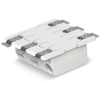 Wago 2070 Series PCB Terminal Block, 3-Contact, 6.5mm Pitch, PCB Mount, 1-Row, Cage Clamp Termination