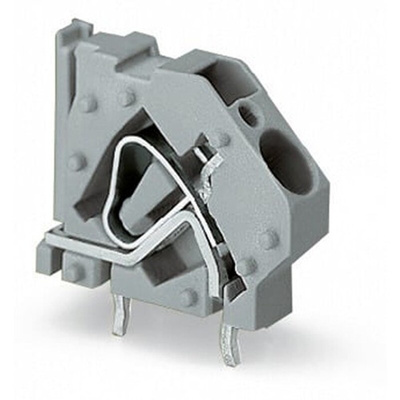 Wago 745 Series PCB Terminal Block, 1-Contact, 7.5mm Pitch, PCB Mount, 1-Row, Cage Clamp Termination