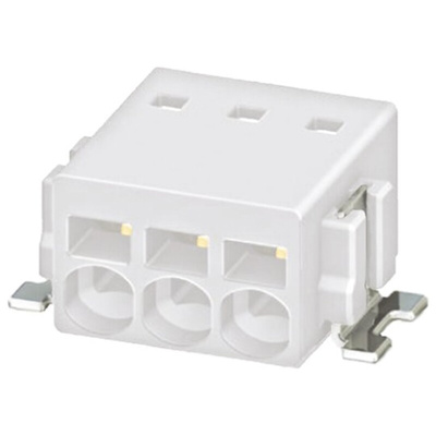 Phoenix Contact SAMPLE PTSM 0.5/ 2-2.5-H SMDWH Series PCB Terminal Block, 2-Contact, 2.5mm Pitch, Surface Mount, 1-Row,