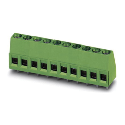 Phoenix Contact MKDS 1.5/11 Series PCB Terminal Block, 11-Contact, 5mm Pitch, Through Hole Mount, Screw Termination