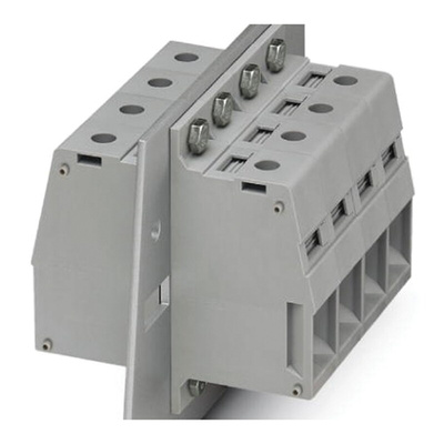 Phoenix Contact HDFK95-F/Z Series Feed Through Terminal Block, 2-Contact, 1-Row, Screw Termination