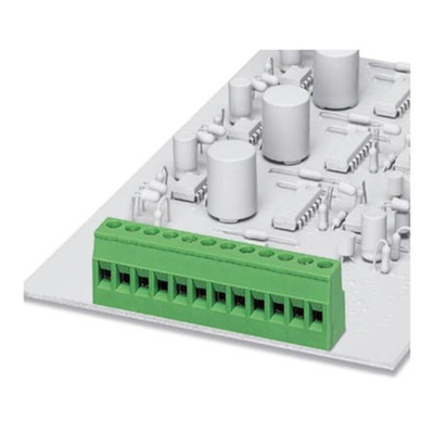 Phoenix Contact MKDS 2.5/ 8-5.08 Series PCB Terminal Block, 8-Contact, 5.08mm Pitch, Through Hole Mount, Screw