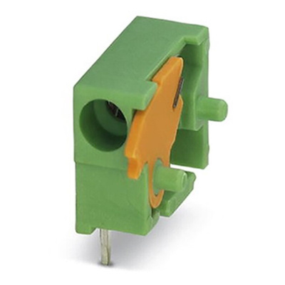 Phoenix Contact FFKDS/H2-5.08 Series PCB Terminal Block, 1-Contact, 5.08mm Pitch, Through Hole Mount, Spring Cage