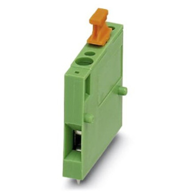 Phoenix Contact KDS 3-PMT Series PCB Terminal Block, 1-Contact, 5.08mm Pitch, Through Hole Mount, Screw Termination