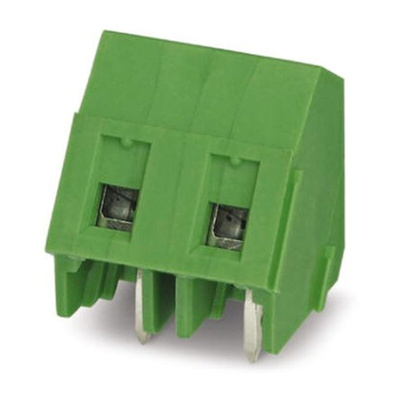 Phoenix Contact MKDS 5/12-6.35 Series PCB Terminal Block, 12-Contact, 6.35mm Pitch, Through Hole Mount, Screw