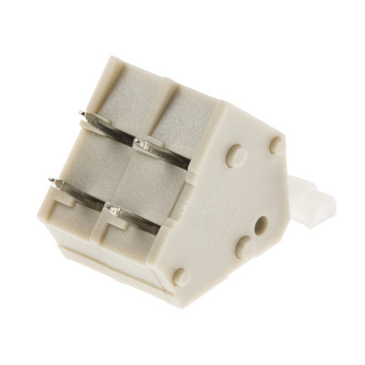 TE Connectivity PCB Terminal Strip, 2-Contact, 5mm Pitch, Through Hole Mount, 1-Row, Solder Termination