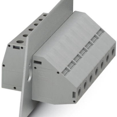 Phoenix Contact HDFKV 50 Series Feed Through Terminal Block, 50-Contact, 18.8mm Pitch, Panel Mount, 1-Row, Screw