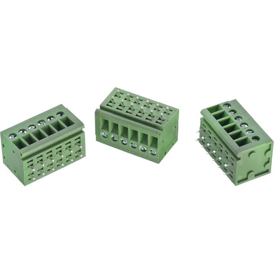 Wurth Elektronik WR-TBL Series PCB Terminal Block, 2-Contact, 5mm Pitch, Through Hole Mount, 1-Row, Solder Termination
