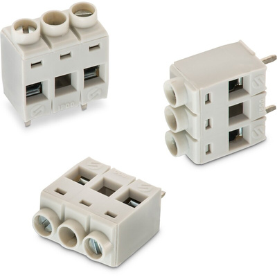 Wurth Elektronik 1318 Series PCB Terminal Block, 2-Contact, 10mm Pitch, Through Hole Mount, 1-Row, Solder Termination