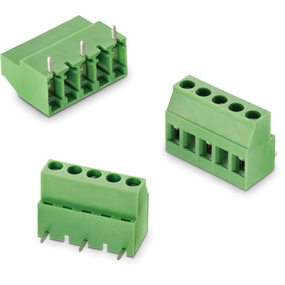 Wurth Elektronik 2448 Series PCB Terminal Block, 3-Contact, 10mm Pitch, PCB Mount, 1-Row, Solder Termination