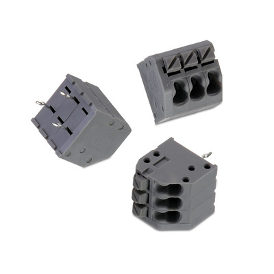 Wurth Elektronik 412B Series PCB Terminal Block, 12-Contact, 3.5mm Pitch, PCB Mount, 1-Row, Solder Termination
