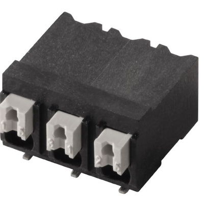 Weidmuller LSF Series PCB Terminal Block, 2-Contact, 5mm Pitch, Surface Mount, 1-Row