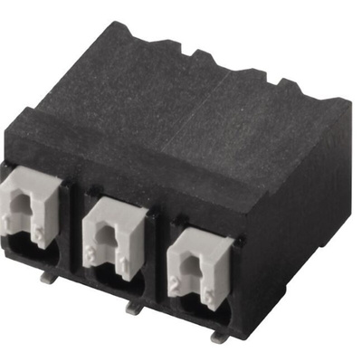Weidmuller LSF Series PCB Terminal Block, 8-Contact, 5mm Pitch, Surface Mount, 1-Row