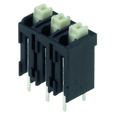 Weidmuller LSF Series PCB Terminal Block, 2-Contact, 5mm Pitch, Surface Mount, 1-Row