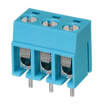 CUI Devices PCB Terminal Block, 2-Contact, 5mm Pitch, Screw Mount