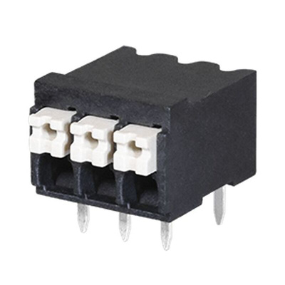 CUI PCB Terminal Block, 4-Contact, 3.5mm Pitch, PCB Mount