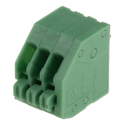 Phoenix Contact PTSA Series PCB Terminal Block, 2.5mm Pitch, Through Hole Mount, Solder Termination