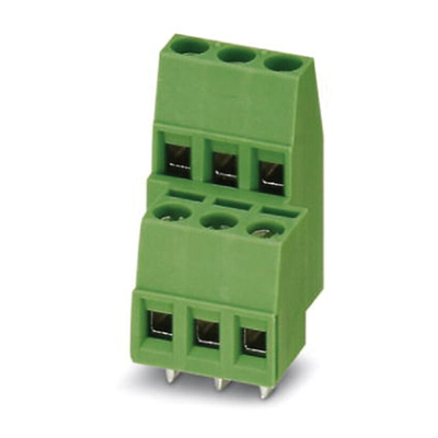 Phoenix Contact MKKDS 1.5/ 9-5.08 Series PCB Terminal Block, 9-Contact, 5.08mm Pitch, Through Hole Mount, Screw