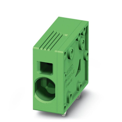 Phoenix Contact SPT 5/ 3-H-7.5 Series PCB Terminal Block, 3-Contact, 7.5mm Pitch, Through Hole Mount, Spring Cage
