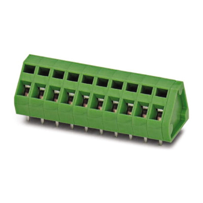 Phoenix Contact ZFKDSA 1.5-5.08- 4 Series PCB Terminal Block, 4-Contact, 5.08mm Pitch, Through Hole Mount, Spring Cage