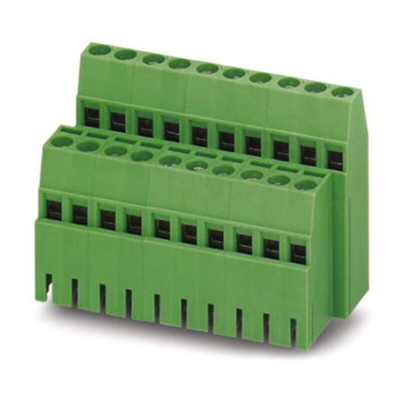 Phoenix Contact MKDSD 1.5/11-3.81 Series PCB Terminal Block, 11-Contact, 3.81mm Pitch, Through Hole Mount, Screw