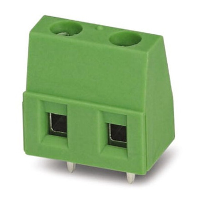 Phoenix Contact SMKDS 3/12 Series PCB Terminal Block, 12-Contact, 5mm Pitch, Through Hole Mount, Screw Termination
