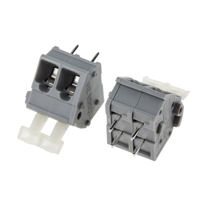 Wago 256 Series PCB Terminal Block, 2-Contact, 5.08mm Pitch, 1-Row