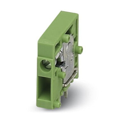 Phoenix Contact FRONT 2.5-H/SA 5 Series PCB Terminal Block, 1-Contact, 5mm Pitch, Through Hole Mount, 1-Row, Screw