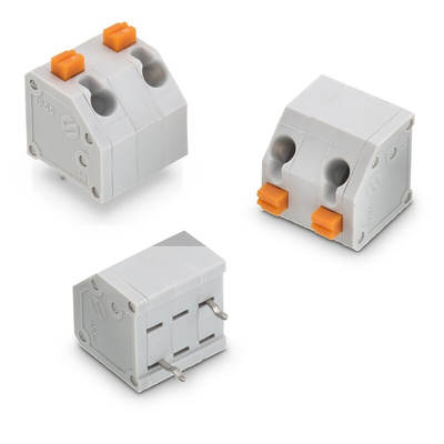 Wurth Elektronik 4124M Series PCB Terminal Block, 8-Contact, 7.62mm Pitch, Through Hole Mount, 1-Row, Solder Termination