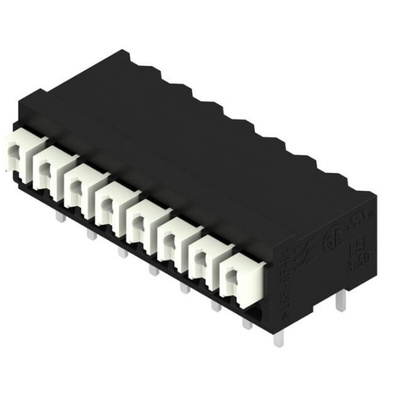 Weidmuller LSF Series PCB Terminal Block, 8-Contact, 3.5mm Pitch, Surface Mount, 1-Row