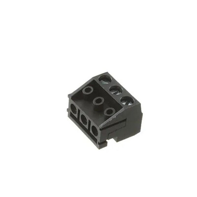 RS PRO 5mm Pitch 3 Way Pluggable Terminal Block, Plug, Free Hanging (In Line)