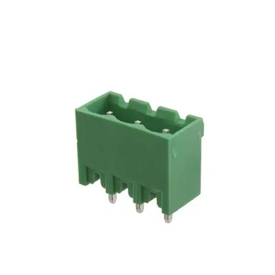 RS PRO 5mm Pitch 3 Way Pluggable Terminal Block, Header, Through Hole