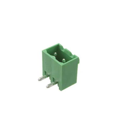RS PRO 5mm Pitch 2 Way Pluggable Terminal Block, Header, Through Hole