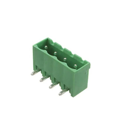 RS PRO 5.08mm Pitch 4 Way Pluggable Terminal Block, Header, Through Hole