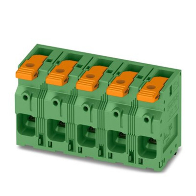 Phoenix Contact PCB Terminal Block, 2-Contact, 15mm Pitch, Through Hole Mount, 1-Row