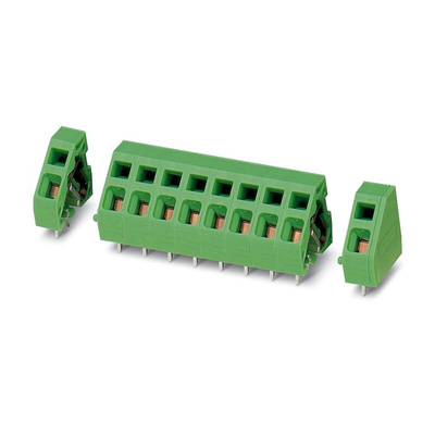 Phoenix Contact ZFKDS Series PCB Terminal Block, 1-Contact, 5.08mm Pitch, Through Hole Mount, 1-Row, Screw Termination