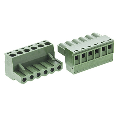 RS PRO 5.08mm Pitch 6 Way Pluggable Terminal Block, Plug, Cable Mount, Screw Termination