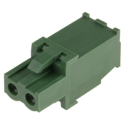 RS PRO 5.08mm Pitch 2 Way Pluggable Terminal Block, Plug, Cable Mount, Screw Termination