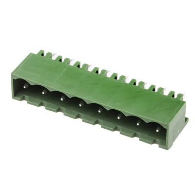 RS PRO 5.08mm Pitch 8 Way Pluggable Terminal Block, Header, Through Hole, Solder Termination