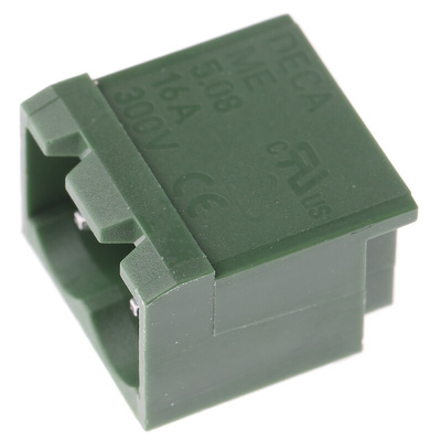 RS PRO 5.08mm Pitch 2 Way Pluggable Terminal Block, Header, Through Hole, Solder Termination