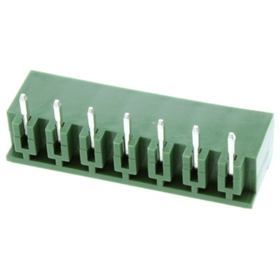 RS PRO 5.08mm Pitch 7 Way Pluggable Terminal Block, Header, Through Hole, Solder Termination