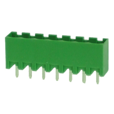 RS PRO 5.0mm Pitch 7 Way Pluggable Terminal Block, Header, Through Hole, Solder Termination