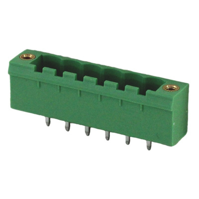 RS PRO 5.08mm Pitch 4 Way Pluggable Terminal Block, Header, Through Hole, Solder Termination