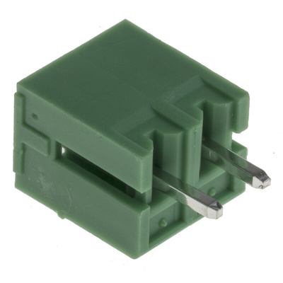 RS PRO 3.81mm Pitch 2 Way Pluggable Terminal Block, Header, Through Hole, Solder Termination