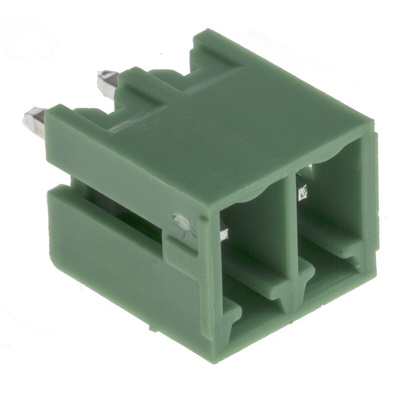 RS PRO 3.81mm Pitch 2 Way Pluggable Terminal Block, Header, Through Hole, Solder Termination