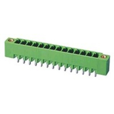 RS PRO 3.5mm Pitch 10 Way Pluggable Terminal Block, Header, Through Hole, Solder Termination