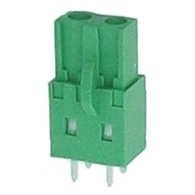 RS PRO 5.08mm Pitch 2 Way Pluggable Terminal Block, Plug, Through Hole, Screw Termination