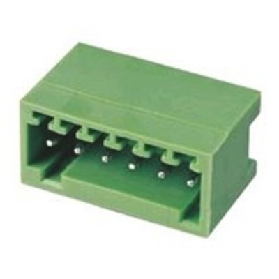 RS PRO 2.5mm Pitch 5 Way Right Angle Pluggable Terminal Block, Header, Through Hole, Solder Termination