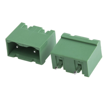 RS PRO 7.62mm Pitch 2 Way Pluggable Terminal Block, Header, Through Hole, Solder Termination